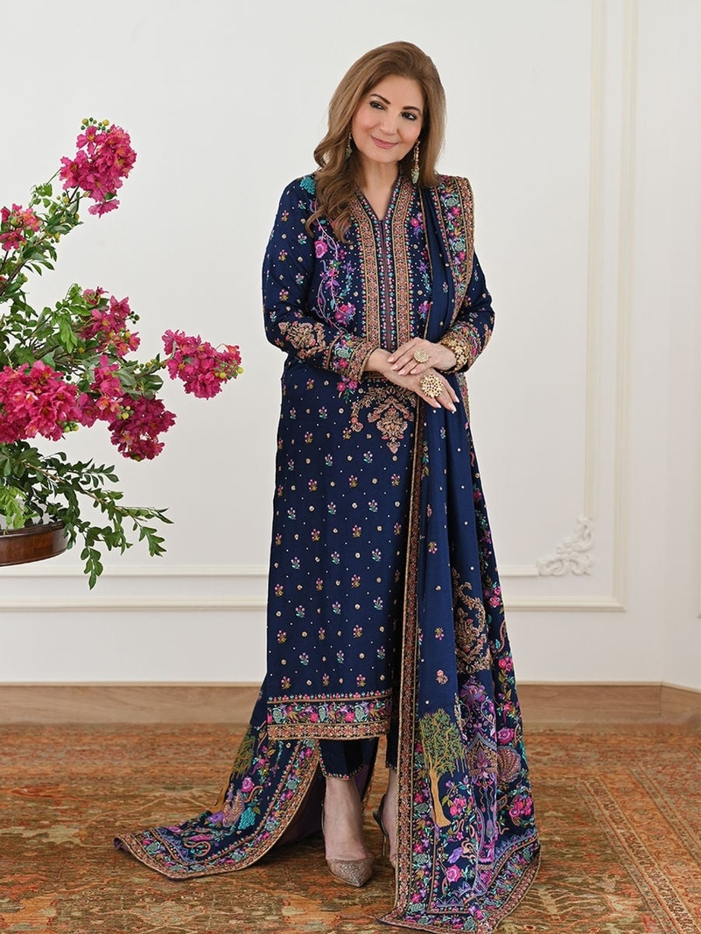 FTA DESIGNER INSPIRED HANDWORK PARTY WEAR(GENTLY WORN ONCE)